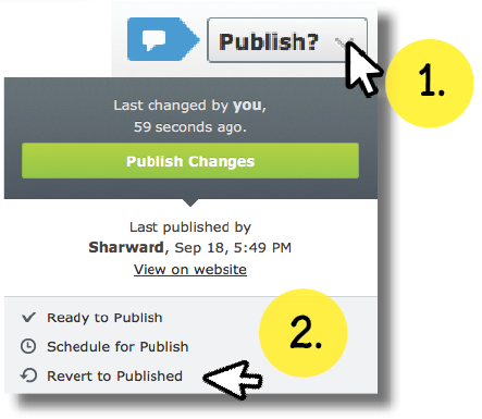 1.6 Revert To Published