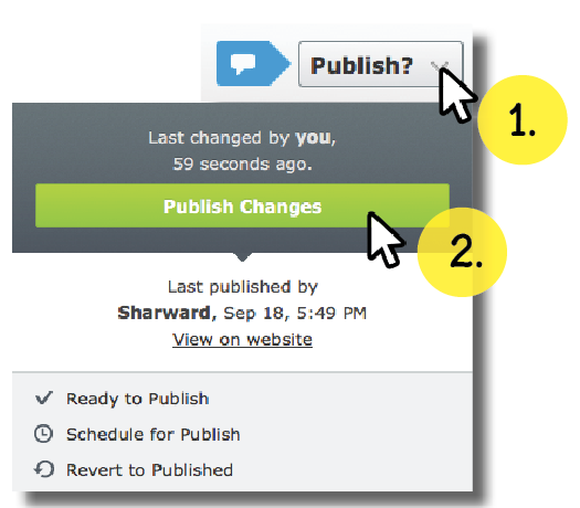 1.4 Publish Page