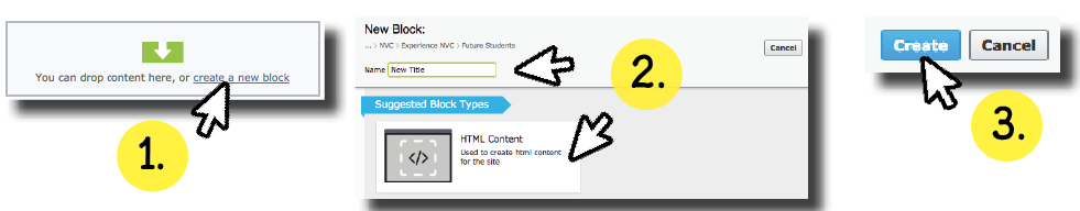 4.4 Creating a new Block