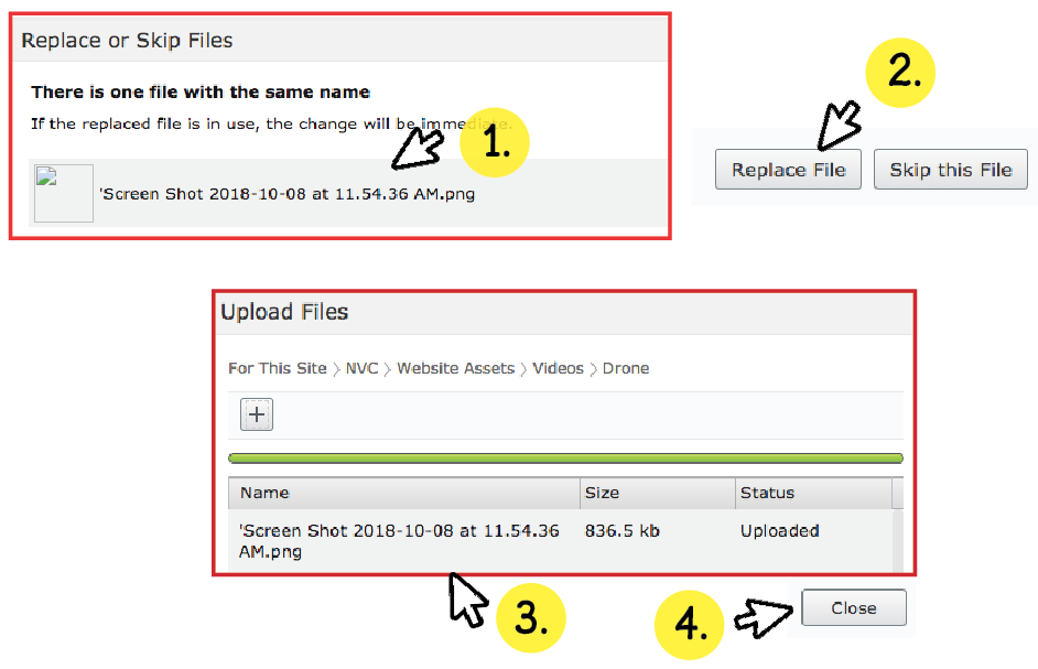 3.3 Overwriting Media Files 