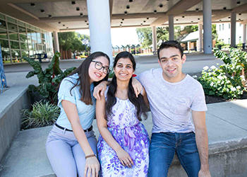 Small Group of International Students